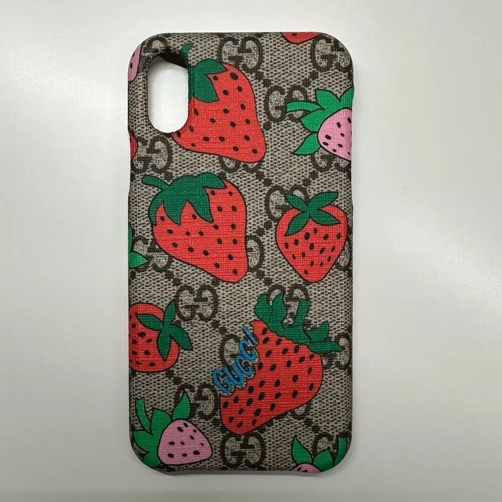 NWB | Gucci | Strawberry iPhone X/XS Case
